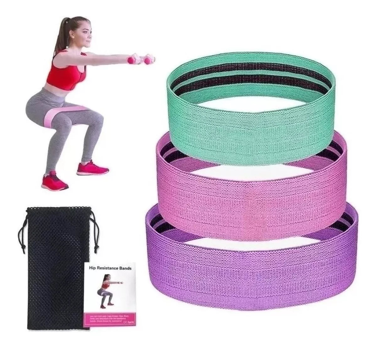 Kit 3 Bandas De Resistencia